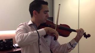 Adeste Fidelis  Violino Matheus Meyer Piano Regina Meyer [upl. by Lazor]