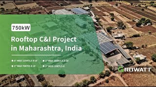 Powering Sustainability Bhumi Cottexs 750kW Solar Success with Growatt Inverters [upl. by Nesiaj]