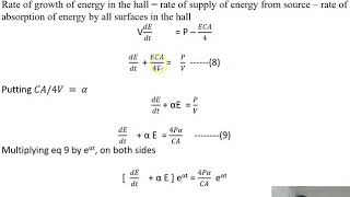 204 Sabines formula  derivation [upl. by Hsejar423]