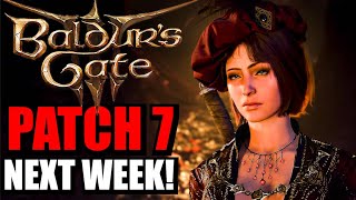 Baldurs Gate 3 Patch 7 Out NEXT WEEK Consoles Delayed Official Mod Support News Info  More [upl. by Lartnom251]