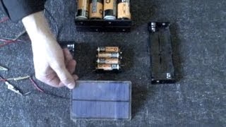 Homemade Battery Charger  solar powered  fast charge AAAAACD sizes  simple DIY [upl. by Cohbert903]