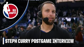 Steph Curry describes Warriors’ mindset in first game since death of Dejan Milojević  NBA on ESPN [upl. by Yrotciv277]