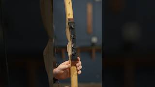 Super weird 2 piece bow hickory and bamboo bowmaking woodworking archery [upl. by Kehr]