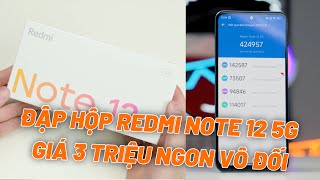 Đập Hộp Redmi Note 12 5G Giá 3000K Shopee  Màn Amoled 120Hz Cấu Hình Rất Mạnh Pin 5000mAh [upl. by Susanne]