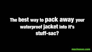 How to fold away our Packable Jacket [upl. by Standice448]