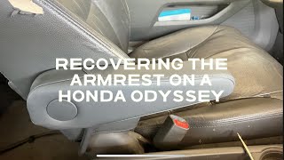 How to Cover the Armrest on a Honda Odyssey  Full Instructions [upl. by Erdnoid]