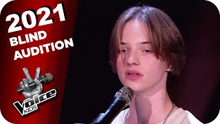 Max Prosa  Flügel Egon  The Voice Kids 2021  Blind Auditions [upl. by Stokes]