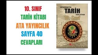 10 Sınıf Tarih Ders Kitabı Cevapları Ata Yayıncılık Sayfa 163 [upl. by Belford]