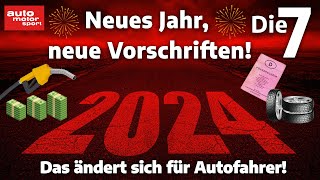 Neues für Autofahrer 2024  auto motor und sport [upl. by Aurilia]