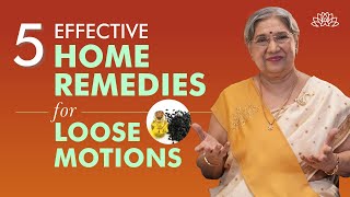 Top 5 Effective Home Remedies for Loose Motions  Simple Solutions for Diarrhea Relief  Dr Hansaji [upl. by Prudy]