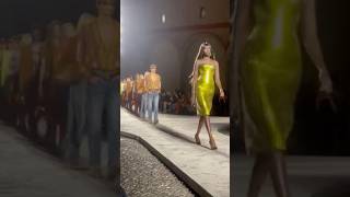 Versace Spring Summer 2025 fashion show during Milan Fashion Week [upl. by Llehcar685]