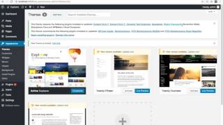 Exploore WordPress Theme  Tutorial Part 1  Theme Installation [upl. by Suter830]