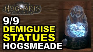 Hogsmeade All 9 Demiguise Statues Locations  Hogwarts Legacy [upl. by Inalaeham]