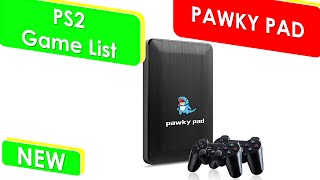 Pawky Pad PS2 Game List [upl. by Nyledaj]