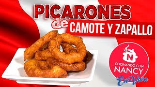 CLASE PICARONES DE CAMOTE Y ZAPALLO [upl. by Kerge]