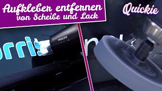 Aufkleber  Folie vom Auto entfernen  So kannst du deine Schriftzüge schonend abmachen  Quickie [upl. by Lila]