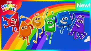 Rainbows in Colourland  Kids Learn Colours  colourblocks [upl. by Eiramrebma]