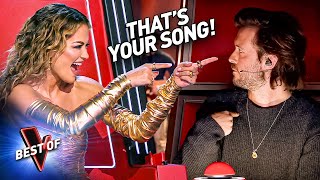 Coaches Own Songs Leave Them Speechless in the Blind Auditions of The Voice [upl. by Lamdin]