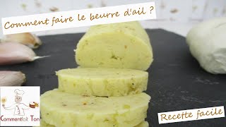 Comment faire le beurre dail Technique de cuisine [upl. by Ikilisav]