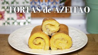 How to make Tortas de Azeitão  Portuguese dessert [upl. by Yruy]