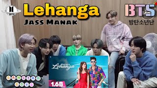 BTS REACTION VIDEO ON BOLLYWOOD HIT SONG  LEHANGA  FTBTS REACTION [upl. by Tracy]