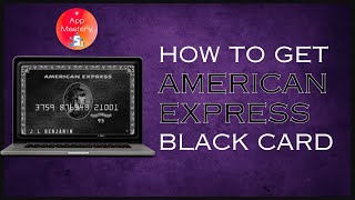 How To Get Amex Black Card  Get Black Amex Card Online 2024  Amex [upl. by Lunetta]