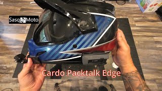 Cardo Packtalk Edge install  Bell MX9 Adventure Helmet [upl. by Alehc]