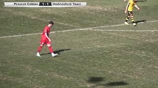 Prescot Cables v Hednesford Town Pitching In Northern Premier League [upl. by Yatnwahs]