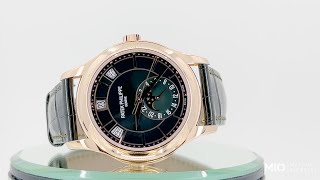 Patek Philippe 5205R011 Complications Annual Calendar Green Dial Rose Gold Watch [upl. by Honorine283]