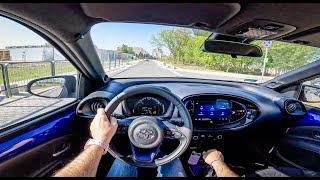 NEW Toyota Aygo X 2022  10 VVTI 72HP  POV Test Drive [upl. by Narcho]