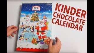 Opening a Kinder Mini Mix XMAS chocolate Calendar  ASMR [upl. by Radcliffe823]