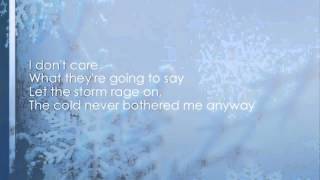 let it go frozen lyrics [upl. by Nade]