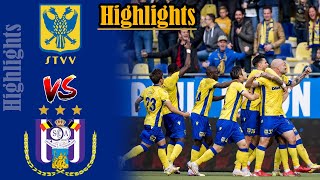 SintTruidense VV vs RSC Anderlecht Match Highlights  Belgium Pro League 2022  Fast Sports [upl. by Valaree]