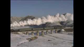 Chinese Steam Baotou  Shiguai branch  Jan 2001 [upl. by Ojeillib]