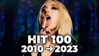 Top 100 Songs From 2010 to 2023 [upl. by Neela434]