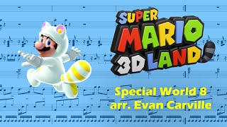 Special World 8 Crown from Super Mario 3D Land score transcriptionremake [upl. by Merce]