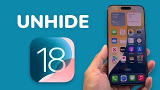 How To Unhide Apps on iOS 18 [upl. by Ysirhc]