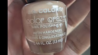 LA Colors Nail Paint  Color Craze  Fall Nails shorts [upl. by Kellby]