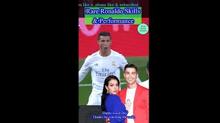 ronaldos best skills amp performance cr7 ronaldo skills real madrid shorts shorts feed [upl. by Ibur]