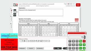 Functional Skills Maths Level 2 Sample 3  Question 1 visit our channel for the better versions [upl. by Yeslek]