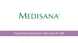 medisana Haarentfernungssystem Silhouette IPL 800 [upl. by Aitnahs]