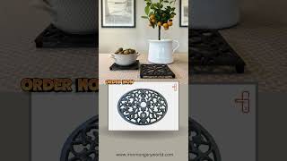 Cast Iron Trivets Ironmongeryworld trivets kitchenhardware kitchentools [upl. by Nojel]