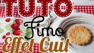 TUTO LEffet Cuit sur la Fimo [upl. by Alfie]