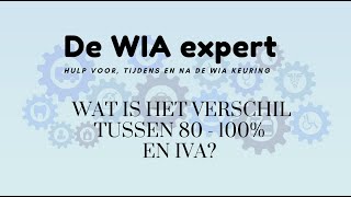 Wat is het verschil tussen 80100 en een IVAuitkering [upl. by Linehan]