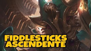 SKIN FIDDLESTICKS ASCENDENTE  Guerreiros do Nexus [upl. by Arral]