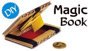 How to Make Magic Book Using Cardboard amp Paper [upl. by Allerbag]