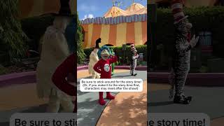 Islands of Adventure Dr Seuss Characters Tip [upl. by Nosaj]