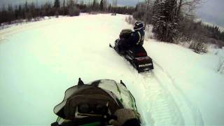 99 arctic cat 700 amp 99 Polaris rmk 700 part1 [upl. by Nylsoj968]