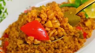 Bulgur Pilaf recipe  a must try Turkish superfood is so simple and delicious [upl. by Mamie]