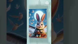 Kindness rabit and bird moral story short cartoon moral shorts ytshorts akcartoon [upl. by Zeena]